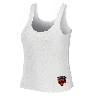 Shop Wear By Erin Andrews Cream Chicago Bears Plus Size Cozy Scoop Neck Tank Top & Pants Set