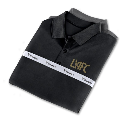 Shop Fanatics Branded Black/gray Lafc Iconic Polo Combo Set