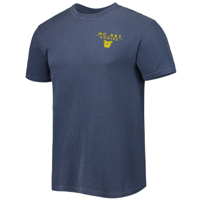 Shop Image One Navy North Carolina A&t Aggies Landscape Shield T-shirt