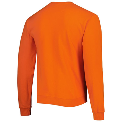 Shop League Collegiate Wear Orange Clemson Tigers 1965 Arch Essential Lightweight Pullover Sweatshirt