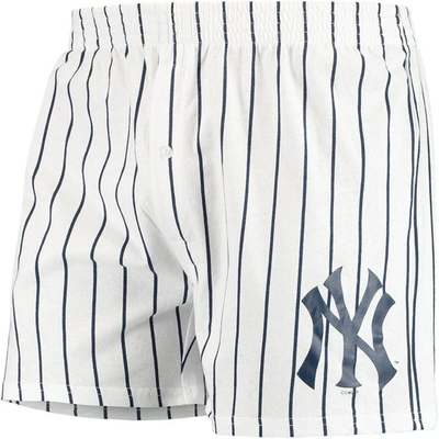 Shop Concepts Sport White New York Yankees Vigor Boxer Shorts