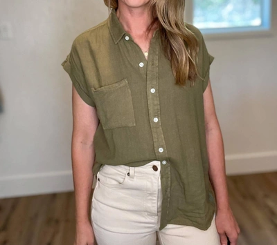 Shop Thread & Supply Effortless Top In Olive In Green