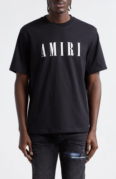 Shop Amiri Core Logo Graphic T-shirt In Black