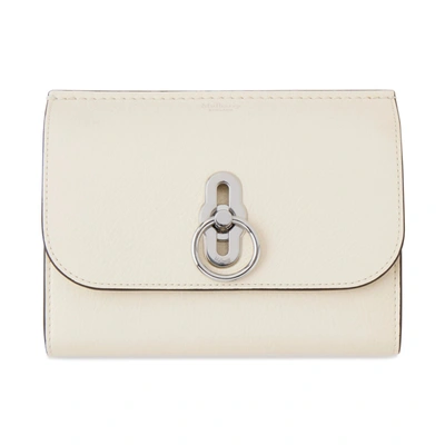 Shop Mulberry Amberley Medium Wallet In White