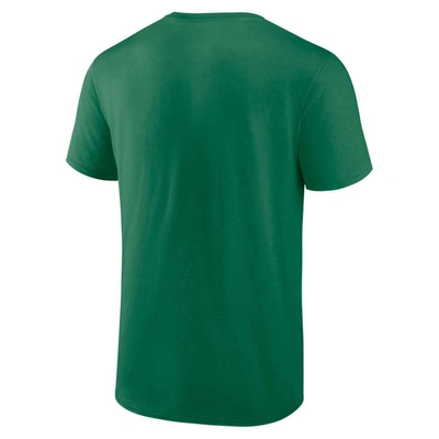 Shop Fanatics Branded Black/kelly Green Philadelphia Eagles Throwback T-shirt Combo Set