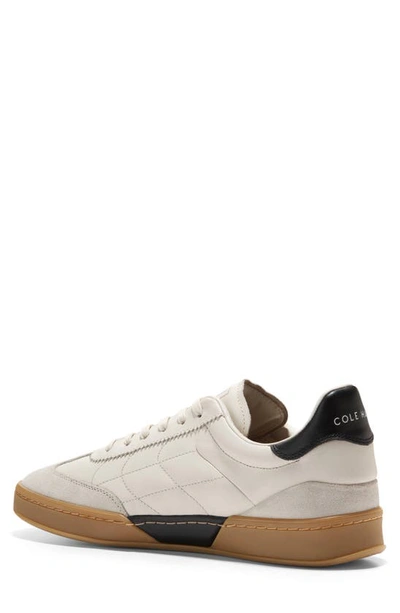 Shop Cole Haan Grandpro Breakaway Leather Sneaker In Ivory/ Silver Lining/ Gum