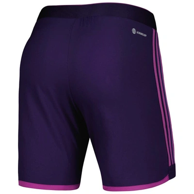 Shop Adidas Originals Adidas Purple Charlotte Fc 2023 Away Aeroready Authentic Shorts