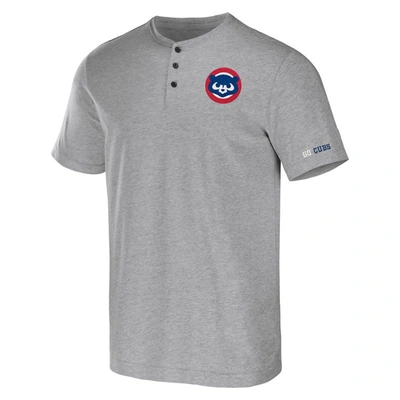 Shop Darius Rucker Collection By Fanatics Heather Gray Chicago Cubs Henley T-shirt