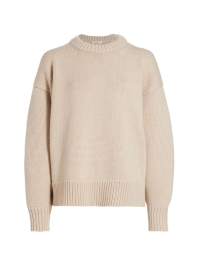 Shop The Row Women's Ophelia Oversized Sweater In Sand