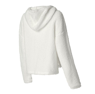 Concepts Sport Women's  White Arizona Cardinals Fluffy Pullover Sweatshirt And Shorts Sleep Set In White