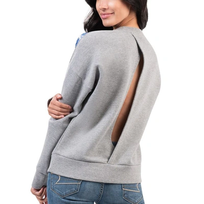 G-iii 4her By Carl Banks Gray St. Louis Blues Penalty Box Pullover Sweatshirt In Gray