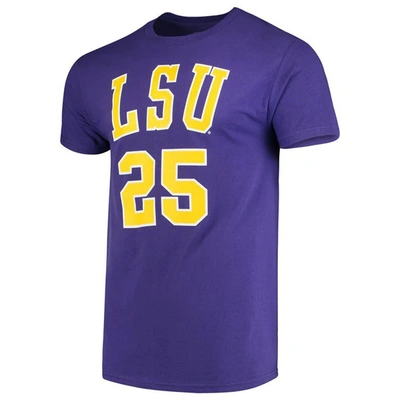 Shop Retro Brand Original  Ben Simmons Purple Lsu Tigers Alumni Basketball Jersey T-shirt