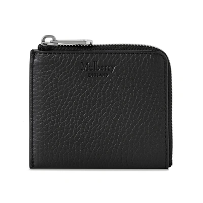 Shop Mulberry Zipped Wallet In Black