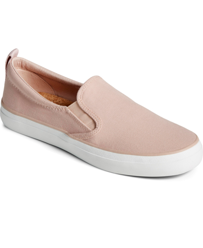 Shop Sperry Women's Crest Twin Gore Seacycled Canvas Sneakers In Rose