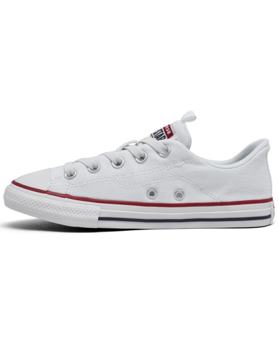 Shop Converse Little Kids Chuck Taylor All Star Rave Casual Sneakers From Finish Line In White,red,black