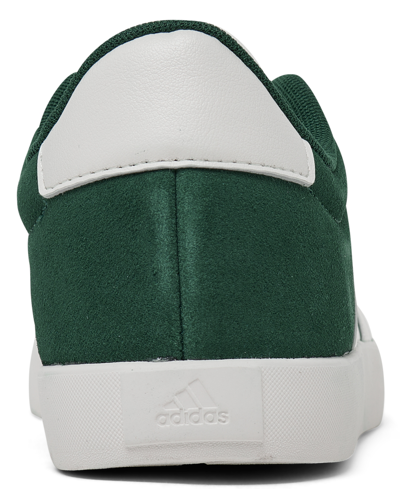 Shop Adidas Originals Big Kids Vl Court 3.0 Casual Sneakers From Finish Line In Collegiate Green,off White