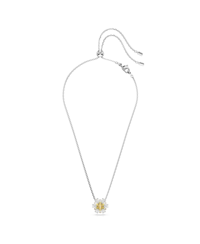 Swarovski Idyllia E Pendant Rhodium Shiny Yellow In Yellow