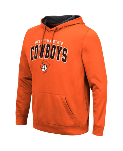 Colosseum Men's Orange Oklahoma State Cowboys Arch Logo 3.0 Pullover Hoodie In Orange