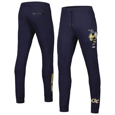 Shop Pro Standard Navy Georgia Tech Yellow Jackets Classic Dk Jogger Pants