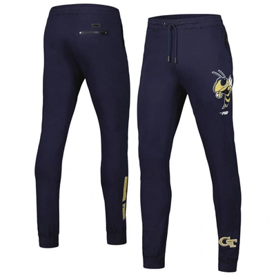 Pro Standard Navy Georgia Tech Yellow Jackets Classic Dk Jogger Pants In Navy