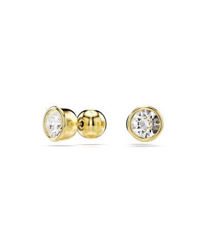 Swarovski Women's Imber Goldtone & Bezel-set Crystal Stud Earrings In Gold