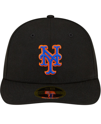 New Era Black New York Mets Authentic Collection Alternate On-field Low Profile 59fifty Fitted Hat In Black