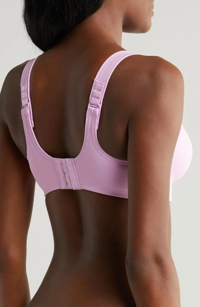 Shop Wacoal Simone Seamless Underwire Sports Bra In Phalaenopsis