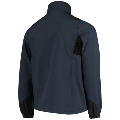 Shop Dunbrooke Navy Denver Broncos Circle Softshell Fleece Full-zip Jacket