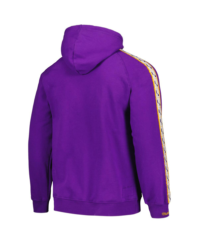 Mitchell & Ness Men's  Purple Utah Jazz Hardwood Classics Nights Raglan Pullover Hoodie In Purple