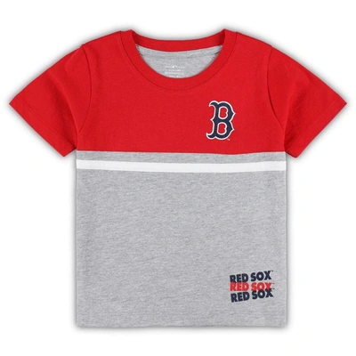 Shop Outerstuff Toddler Navy/red Boston Red Sox Batters Box T-shirt & Pants Set