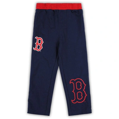 Shop Outerstuff Toddler Navy/red Boston Red Sox Batters Box T-shirt & Pants Set