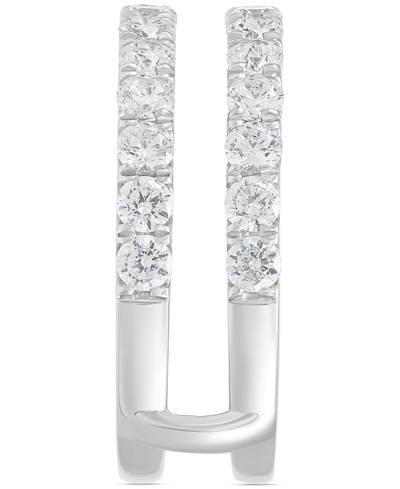 Shop Grown With Love Igi Certified Lab Grown Diamond (1-1/2 Ct. T.w.) Enhancer Ring In 14k White Gold