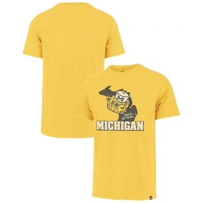 Shop 47 ' Maize Michigan Wolverines Local Franklin T-shirt