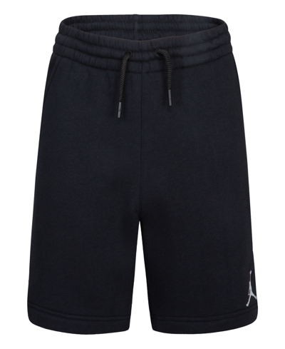 Shop Jordan Big Boys Mj Essentials Fleece Shorts In Black