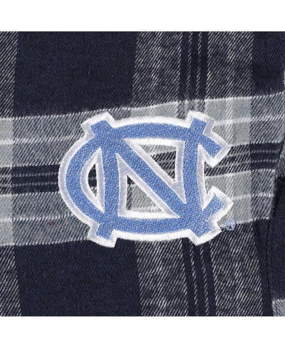 Shop Profile Men's  Navy Distressed North Carolina Tar Heels Big And Tall 2-pack T-shirt And Flannel Pants