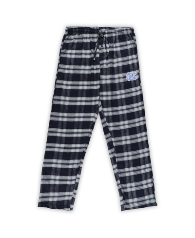 Profile Men's  Navy Distressed North Carolina Tar Heels Big And Tall 2-pack T-shirt And Flannel Pants In Navy