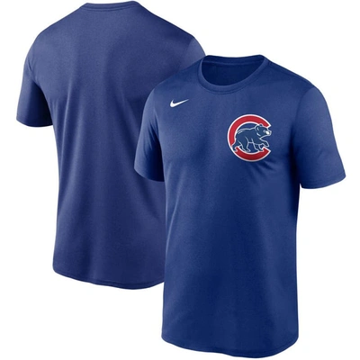 Shop Nike Royal Chicago Cubs Wordmark Legend Performance T-shirt