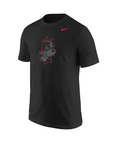 Shop Nike Men's  Black Boston University Logo Color Pop T-shirt