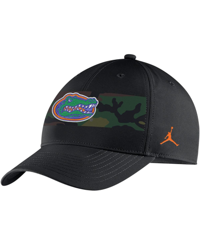 Shop Jordan Men's  Black Florida Gators Military-inspired Pack Camo Legacy91 Adjustable Hat