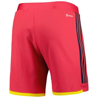 Shop Adidas Originals Adidas Red St. Louis City Sc 2023 Away Aeroready Authentic Shorts