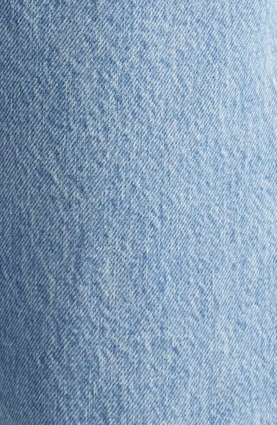 Shop Coperni High Waist Wide Leg Jeans In Washed Blue