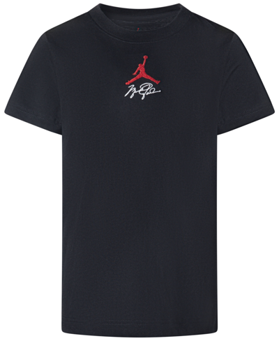 Shop Jordan Little Boys 1985 Champion Short Sleeve T-shirt In Black