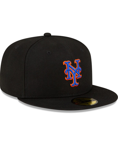 New Era Black New York Mets Authentic Collection Alternate On-field 59fifty Fitted Hat In Black