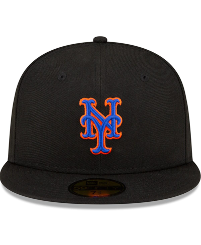 New Era Black New York Mets Authentic Collection Alternate On-field 59fifty Fitted Hat In Black