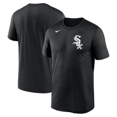Shop Nike Black Chicago White Sox New Legend Wordmark T-shirt