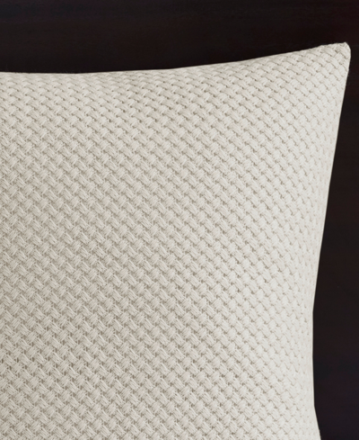 Madison Park Signature Essence Oversized Cotton Clipped Jacquard 8-pc. Comforter Set, Queen In Ivory