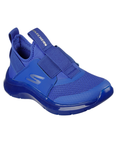 Shop Skechers Little Kids Skech Fast Ice Casual Sneakers From Finish Line In Blue