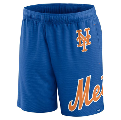 Shop Fanatics Branded  Royal New York Mets Clincher Mesh Shorts