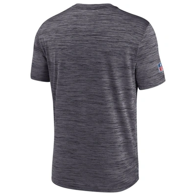 Shop Nike Black Pittsburgh Steelers Sideline Velocity Athletic Stack Performance T-shirt
