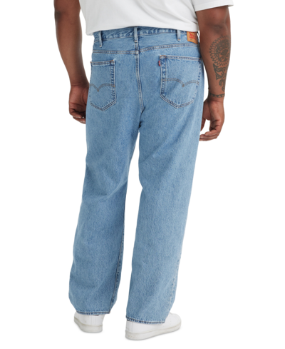 Shop Levi's Men's Big & Tall 501 Original Straight-fit Jeans In Light Stonewash